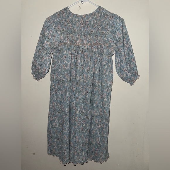 NWT Kipp Girls Asil Floral  Runched Peasane Cottagecore Dress - Picture 5 of 10